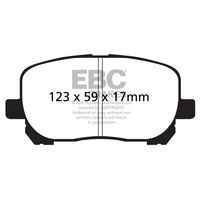 EBC Performance Brake Pads UD923 for 2005 Toyota Corolla