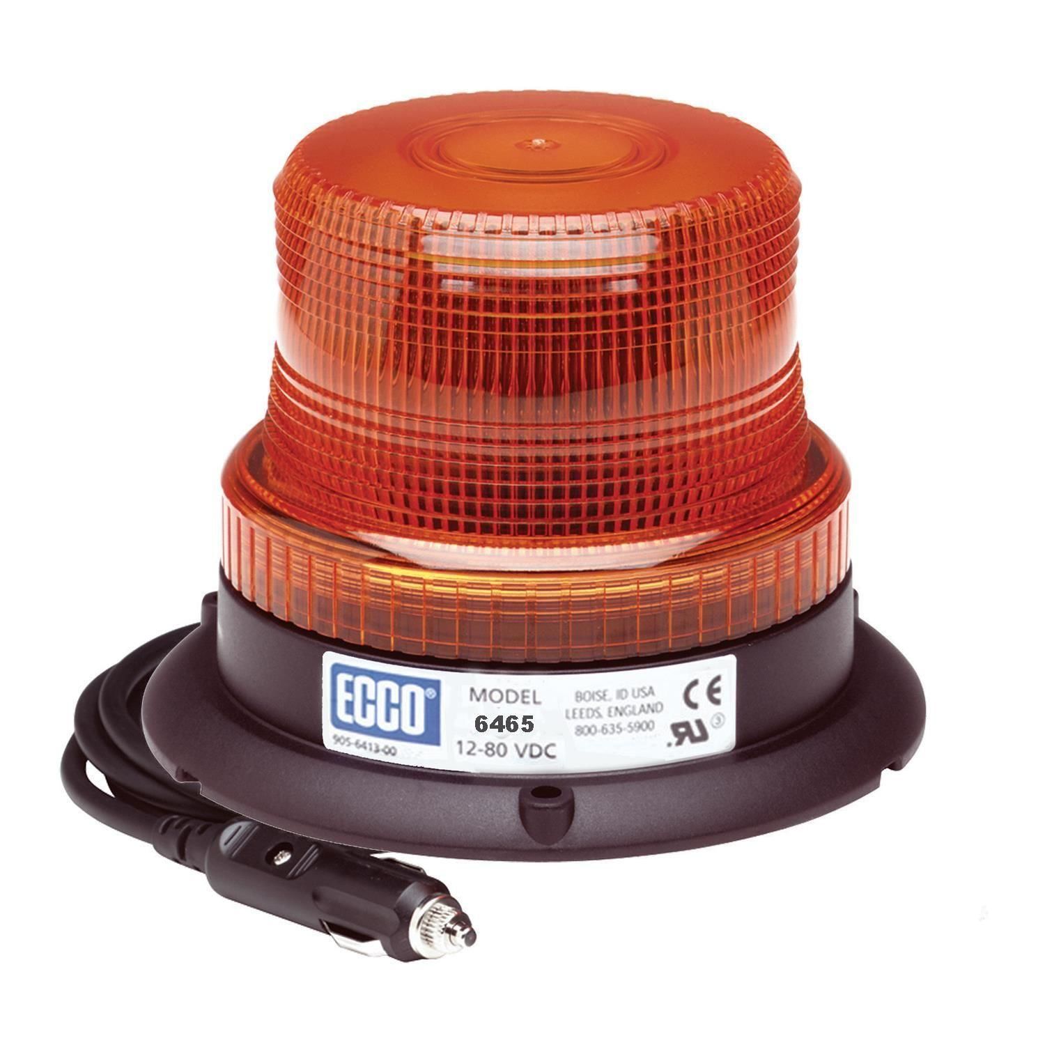 Ecco 6465AMG Amber LED Beacon Light Mount