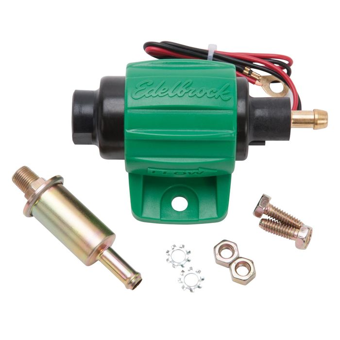 CarBole Micro In-Line Electric Fuel Pump 17301 – 38 GPH, 2-4.5 PSI, For Gas/E85, Universal Fit