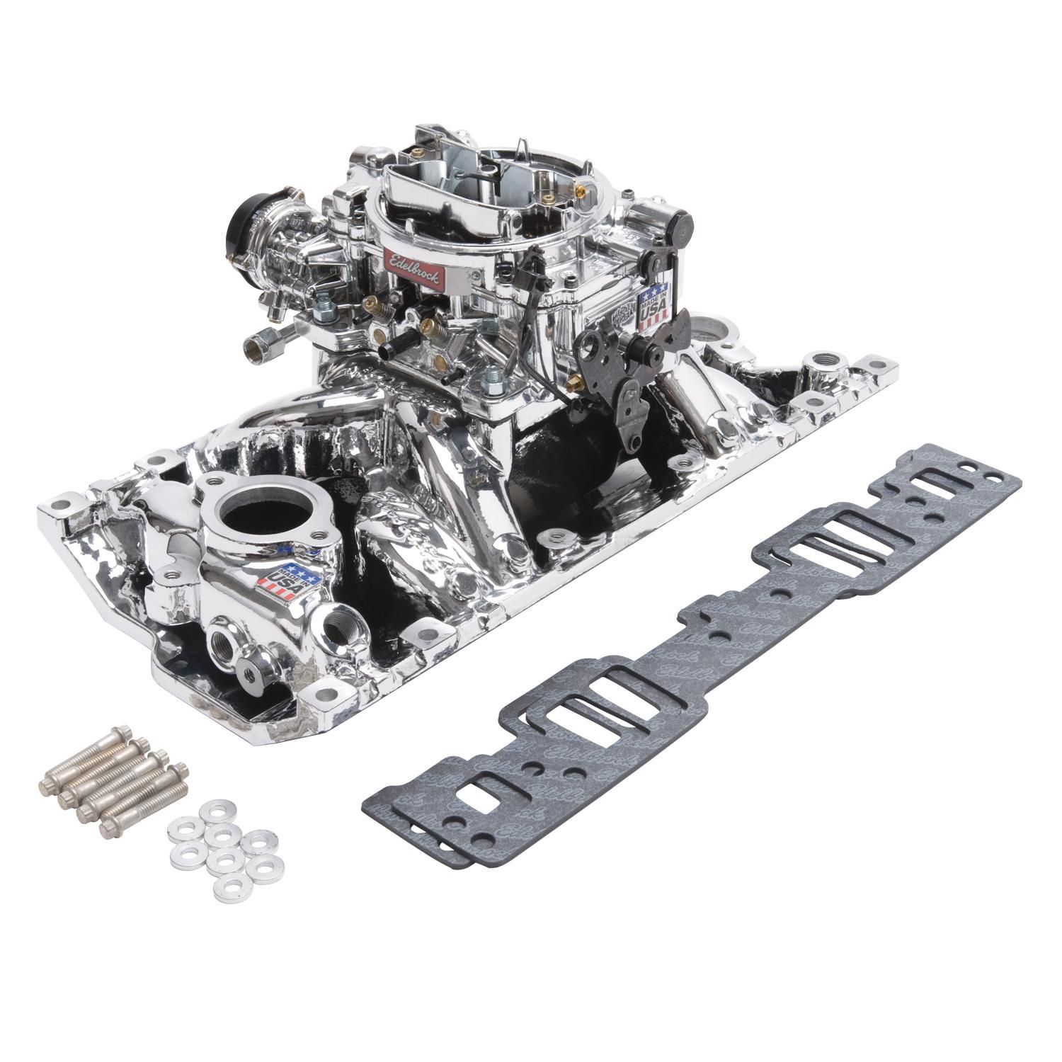 Edelbrock 20294 Single and Quad Big Block with Vortec Heads Intake