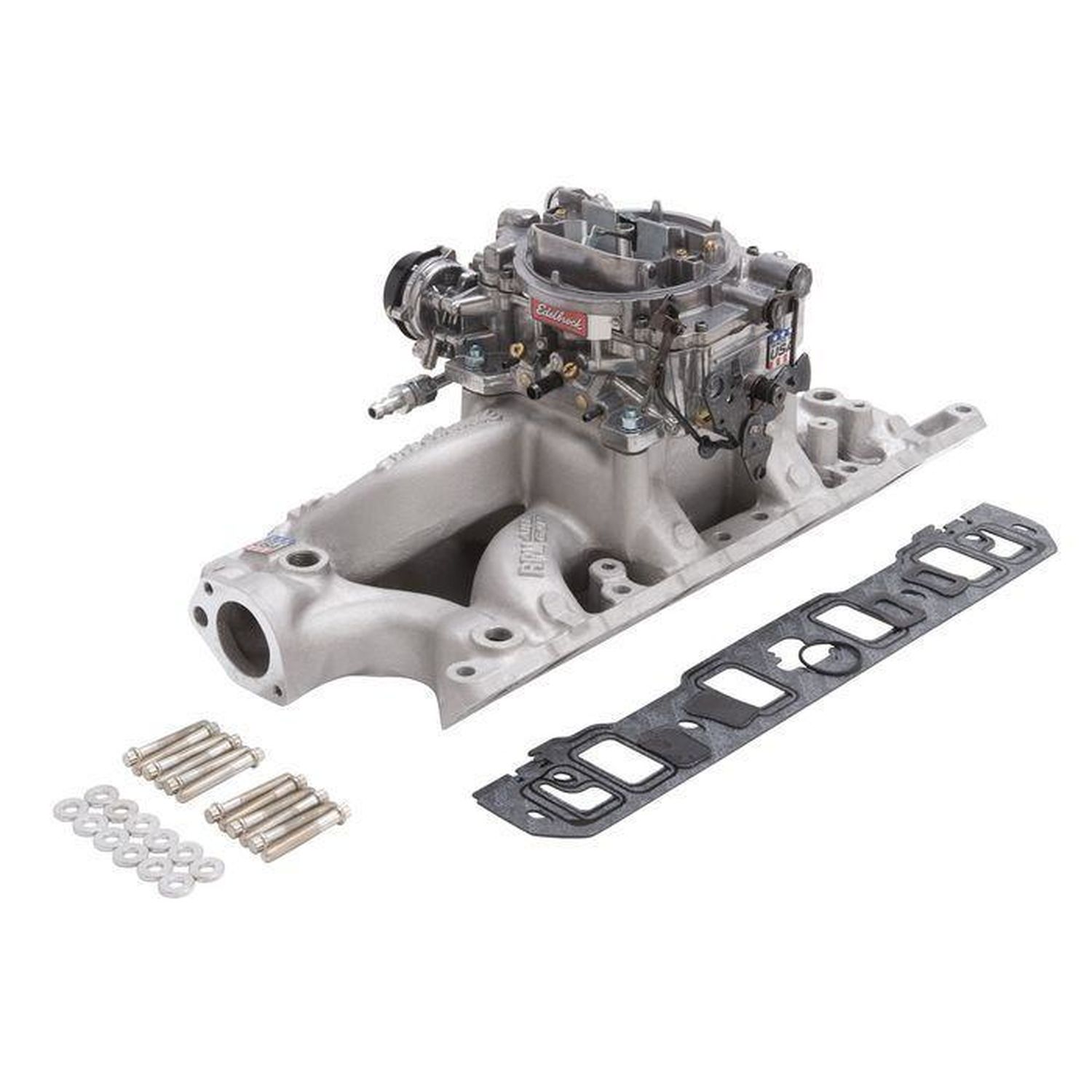 Edelbrock Intake Manifold Carburetor Kit 2033