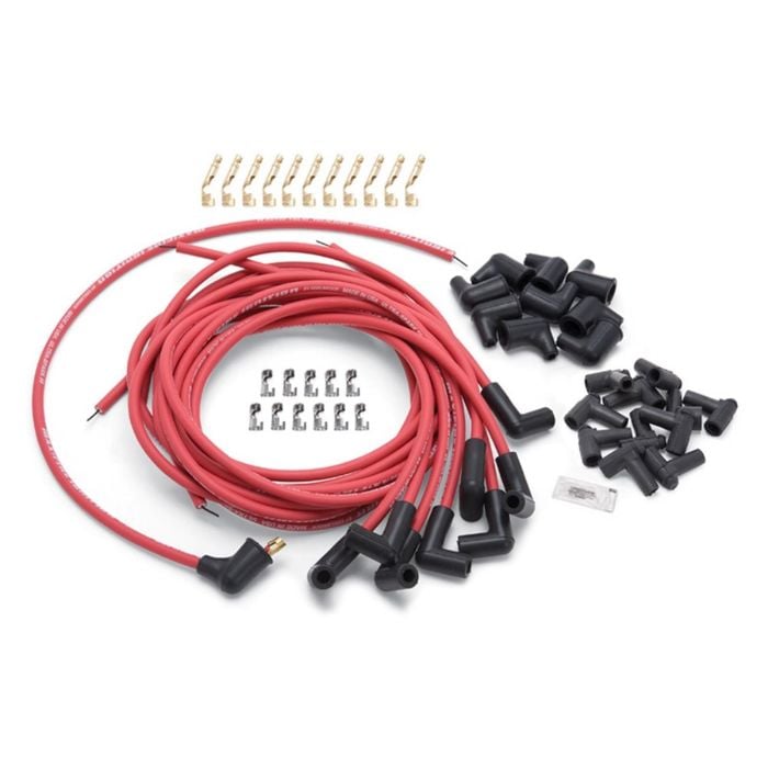 Edelbrock Max Fire Plug Wire Set w/HEI 90 Degree Red Edelbrock Max Fire Plug Wire Set w/HEI 90 Degree Red