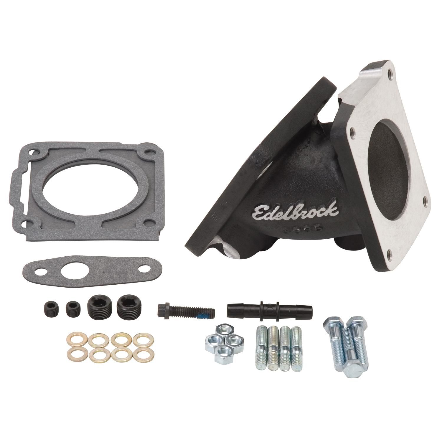 Edelbrock 38353 Fuel Injection Throttle Body Adapter