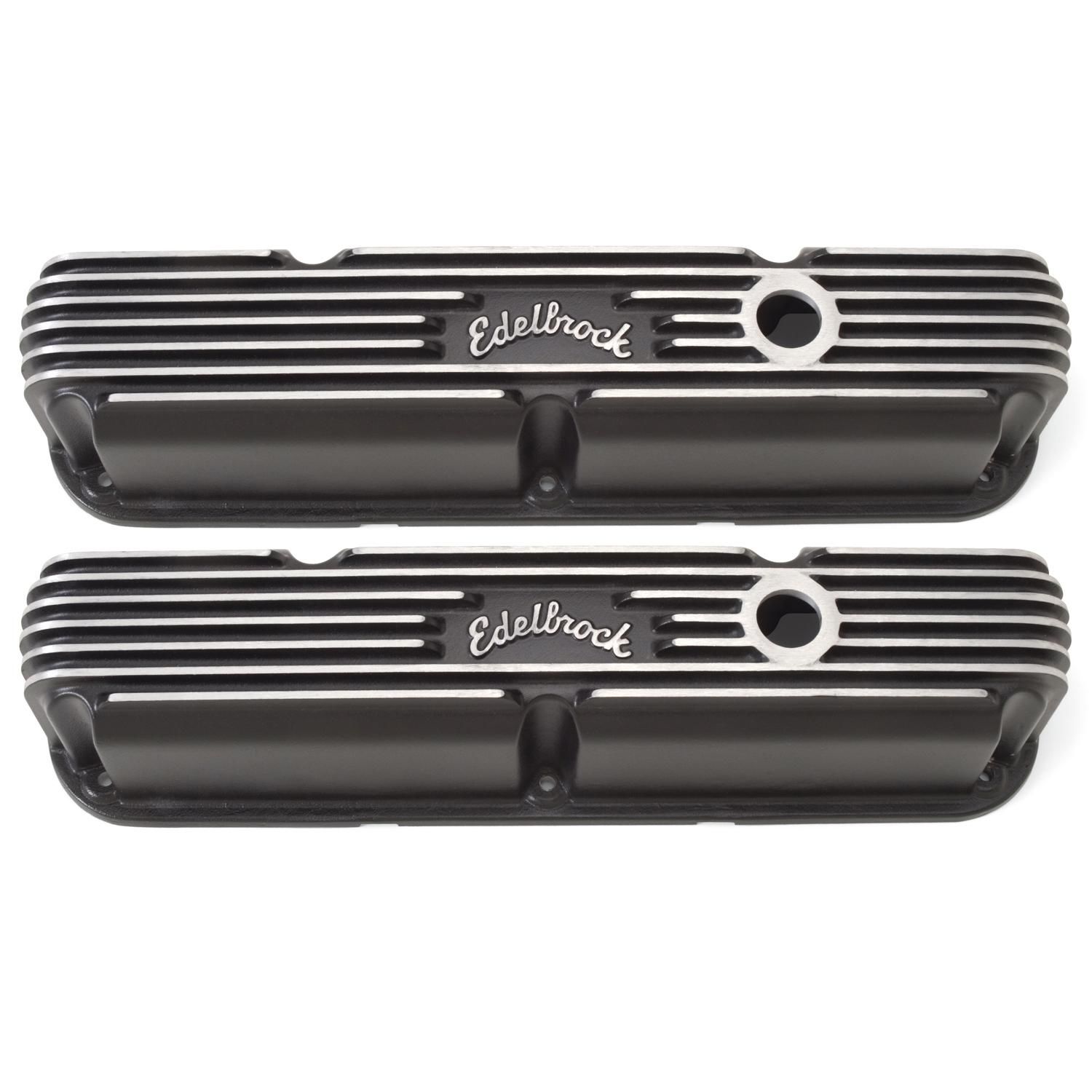 Edelbrock Black 3 3/4in Classic Series Big Block Valve Cover