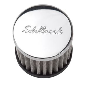 Edelbrock Circle Track Style Open Cotton Gauze Element Round Push-In Breather for Ford