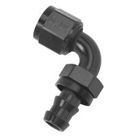 Russell Anodized Black -6 AN 90 Degree Twist-Lok Hose End