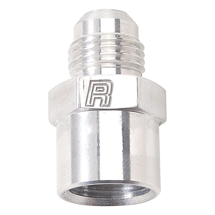 Russell Clear Anodized -8AN x 5/8in 18 Thread Female to Male Adapter ...