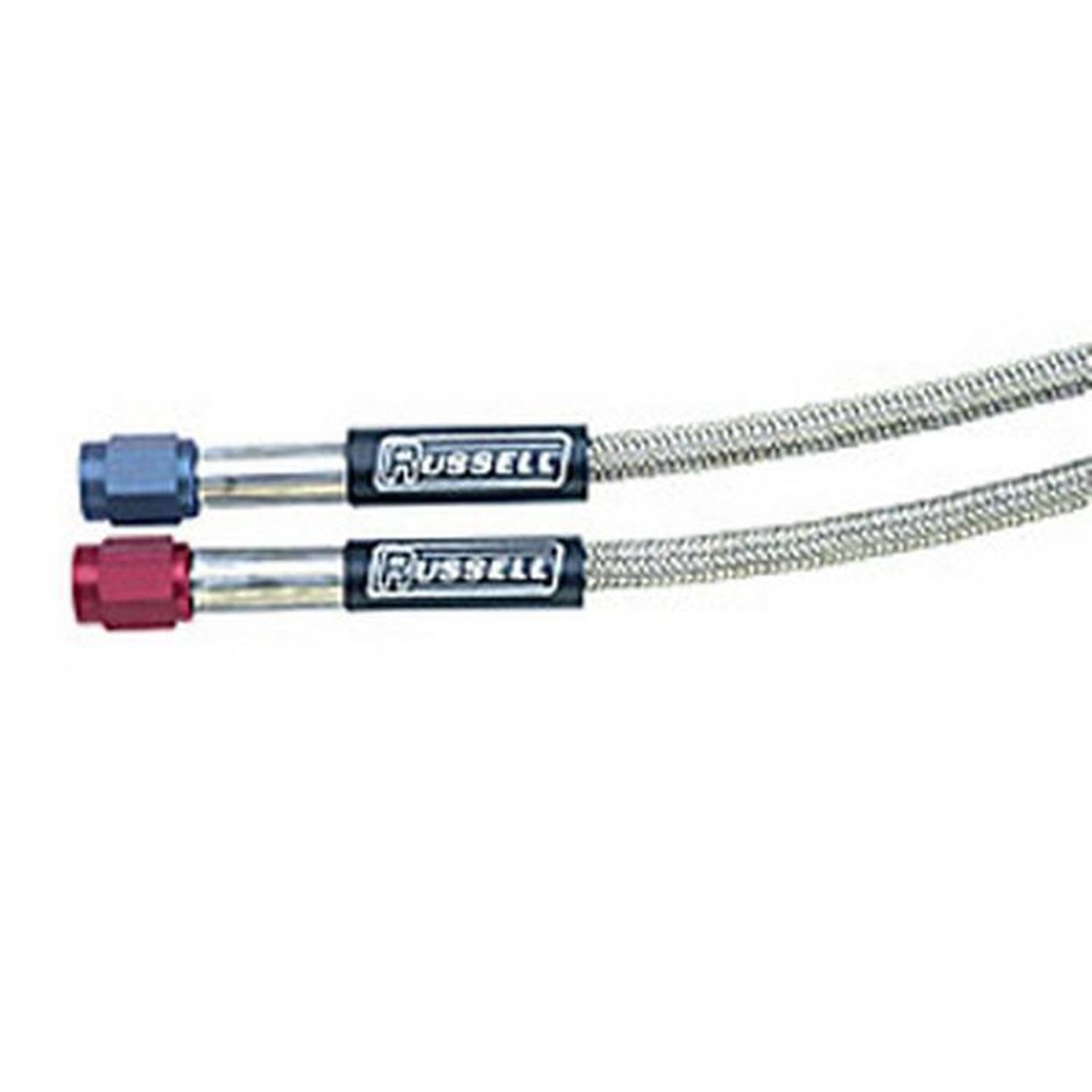 Russell Red 15in X 4 AN 90 Degree To Straight Fuel Hose