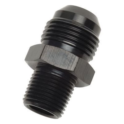 Edelbrock -12AN to 3/4in NPT Flare Straight Adapter Fitting