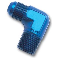 Russell -6 AN To 3/8in NPT 90 Degree Elbow Angle Adapter Fitting