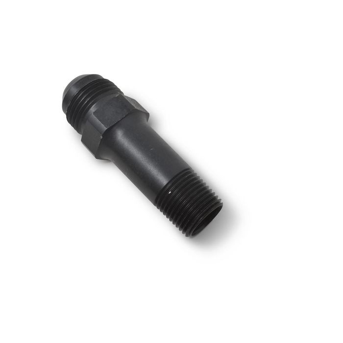 Racingcarpartshome 4PCS Black 10AN To 1/2 NPT Adapter – Straight CNC 6061-T6 Aluminum Anodized Fittings, Universal Fit