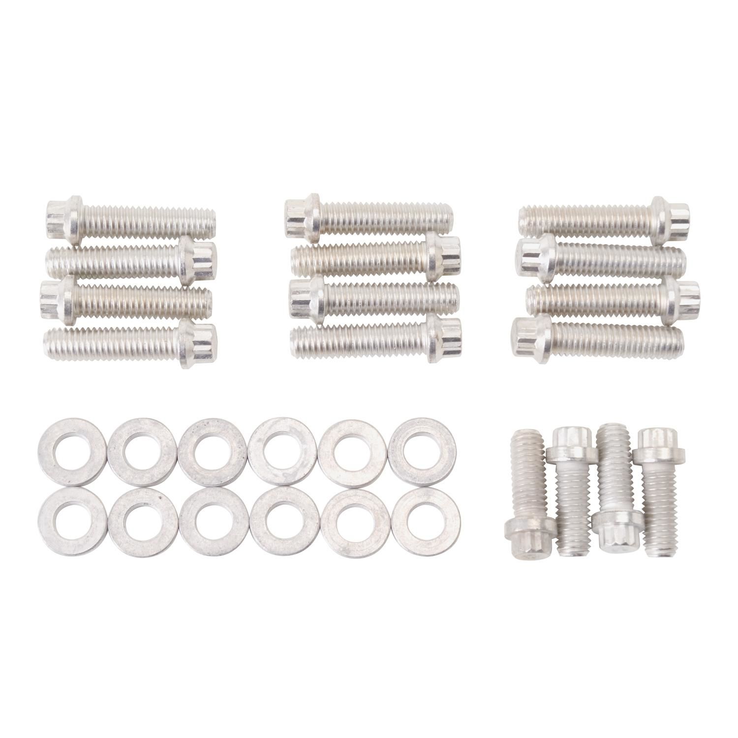 Edelbrock 8509 Intake Manifold Bolt Kit for Chevy 348409