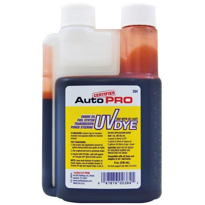 Leak Detection UV Dye For Fuel Oil Petrol Diesel Fluid Leak Ring RLD4 6 PACK