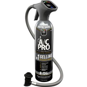 A/C Pro R-134a Refrigerant Kit with Stop Leak and Charging Hose 18oz for Honda Civic