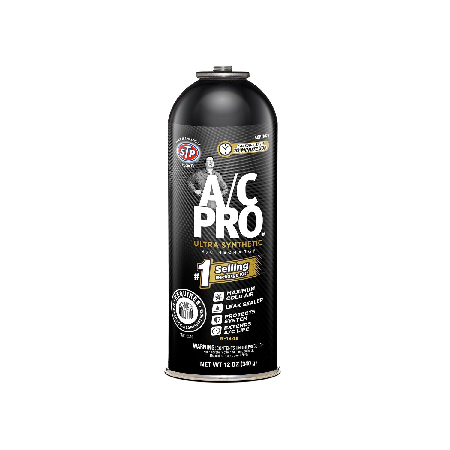 a c pro acp 102v r134a premium refrigerant 12oz autozone