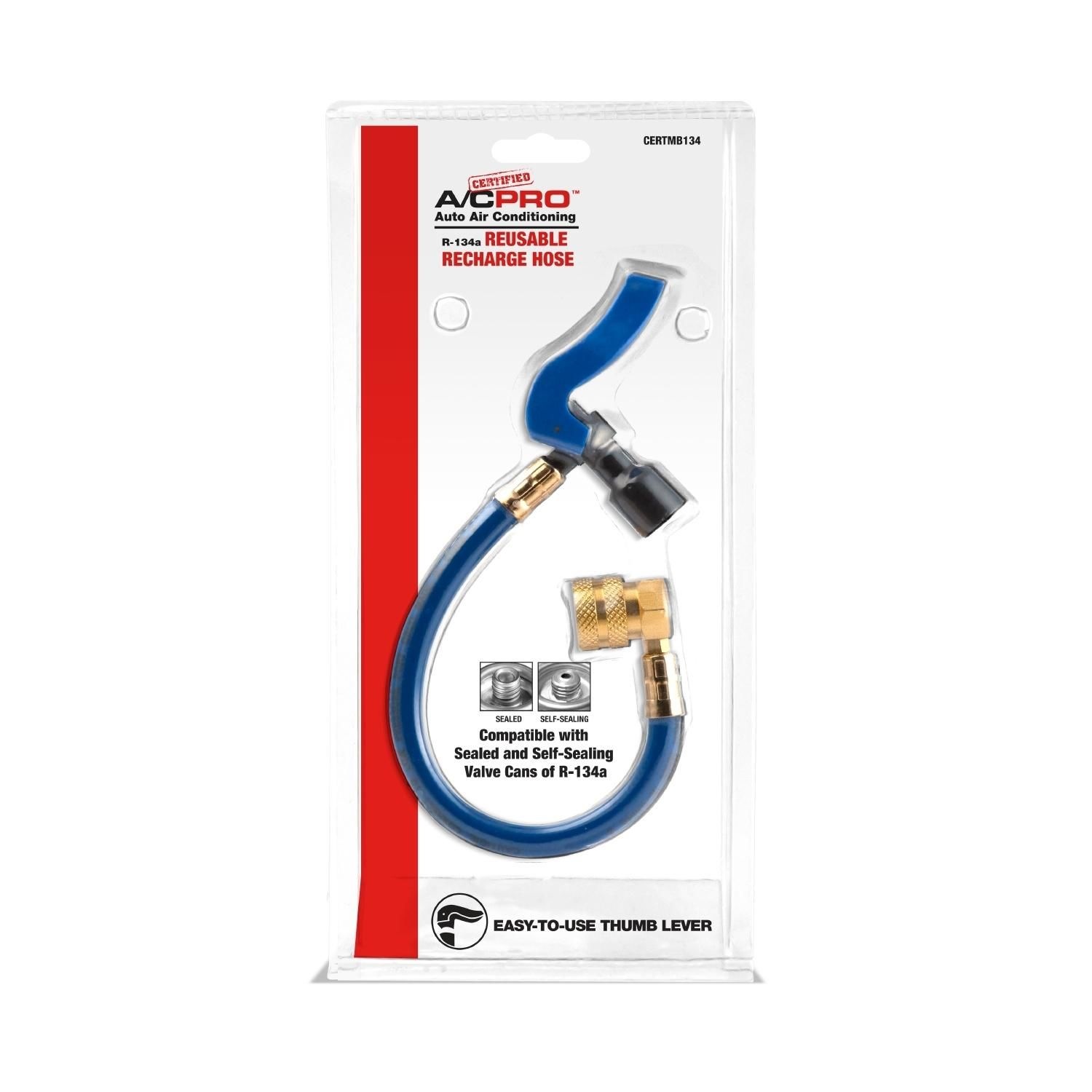 A/C Pro R-134a Reusable Recharge Hose