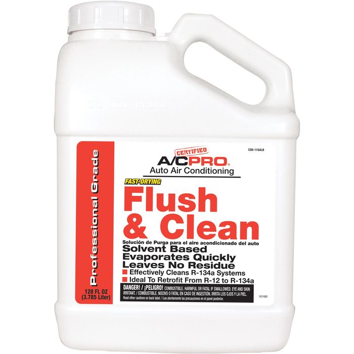Certified A/C Pro A/C PRO Flush and Clean Solvent Based Gallon, Not for