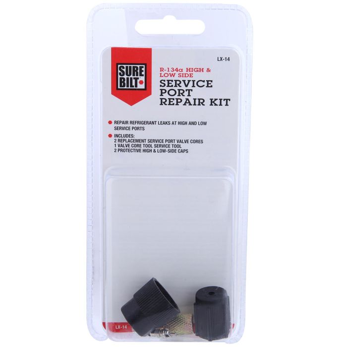 SureBilt R-134a High and Low Side Service Port Repair Kit