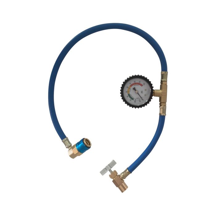 SureBilt R134a recharge hose and gauge