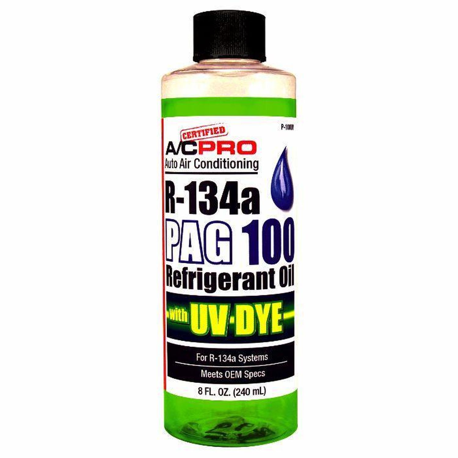 WAECO PAG ISO 100 - PAG-Öl ISO 100 für R134a, Profi-Ölsystem, 500 ml