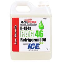 A/C Certified Pro R134a PAG 46 Refrigerant Oil with Ice 32 8oz