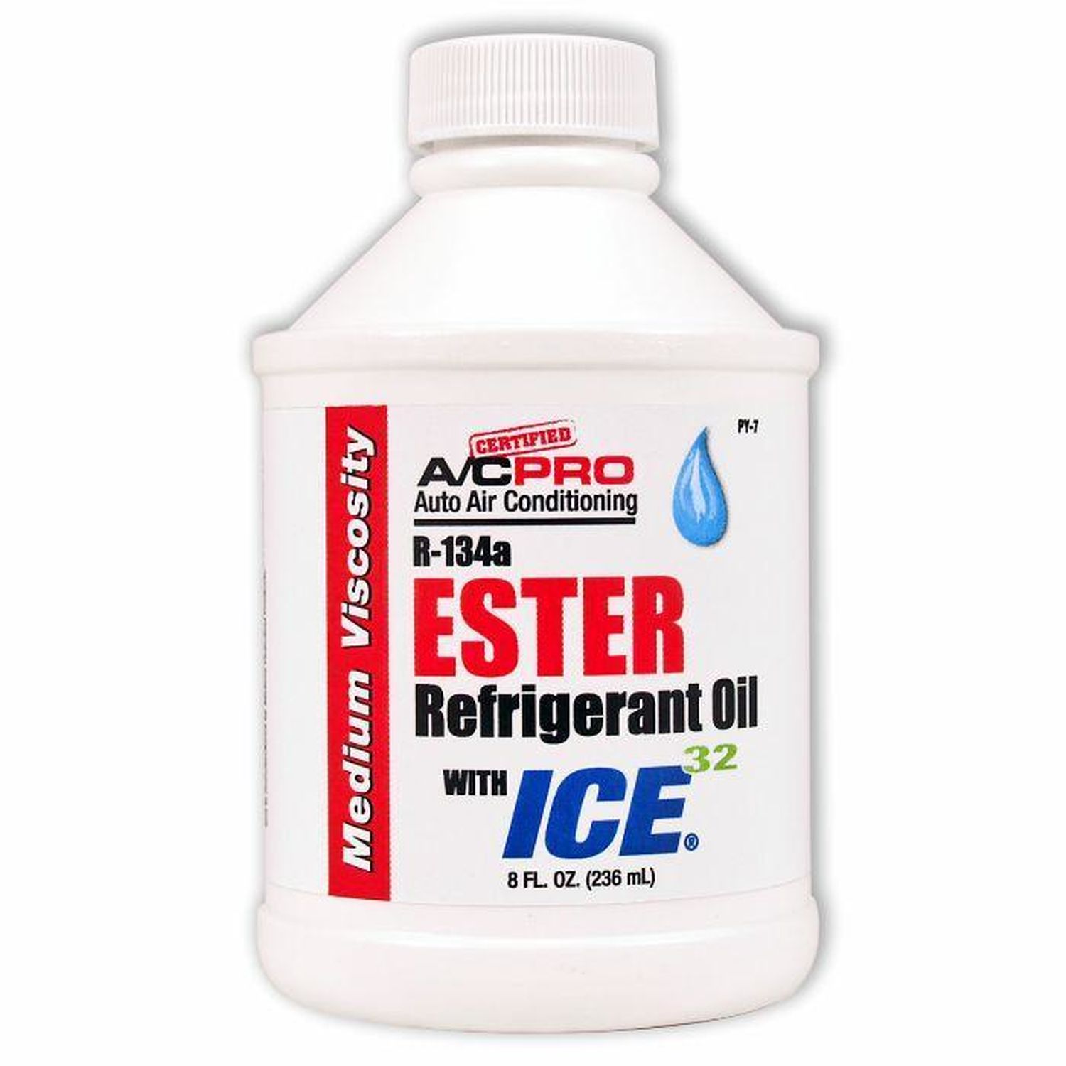 A/C Certified Pro R134a Ester Refrigerant Oil with Ice 32 8oz