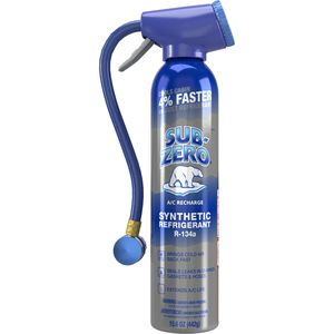 SubZero R-134a Refrigerant with Stop Leak and Charging Hose 15.6oz for Honda Civic