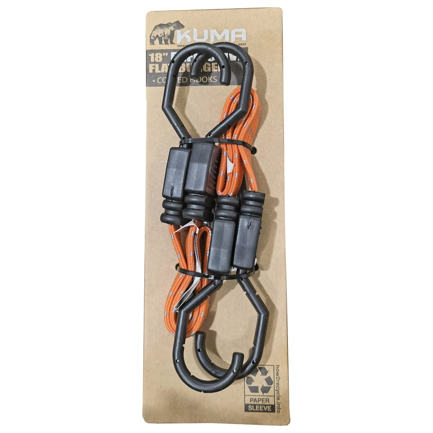 Everest 18in Flat Bungee Cord 2 Pack