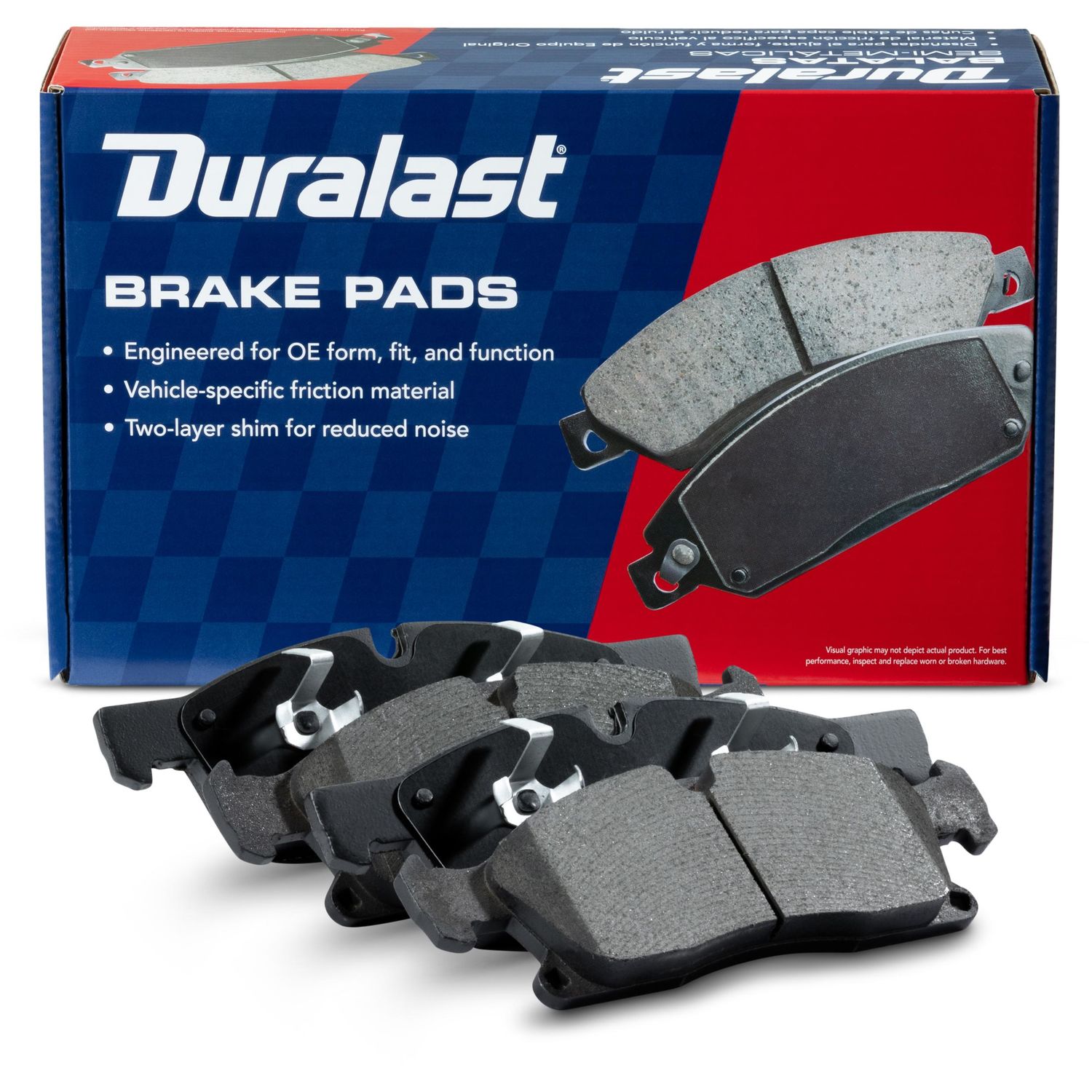 Duralast Ceramic Brake Pads D1629