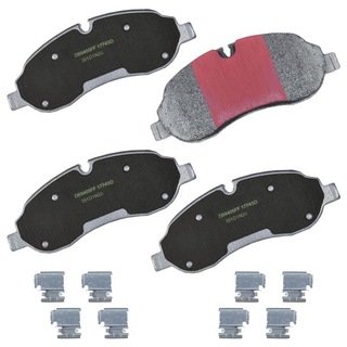 ACDelco 17D375MX Set Pastiglie Freno Anteriori - Semi-Metalliche, Severe Duty, Professional