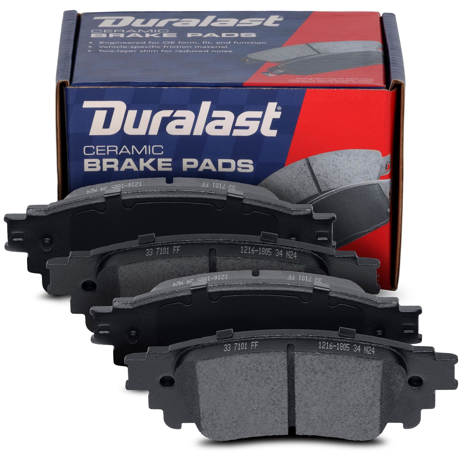 Duralast Ceramic Brake Pads D1805