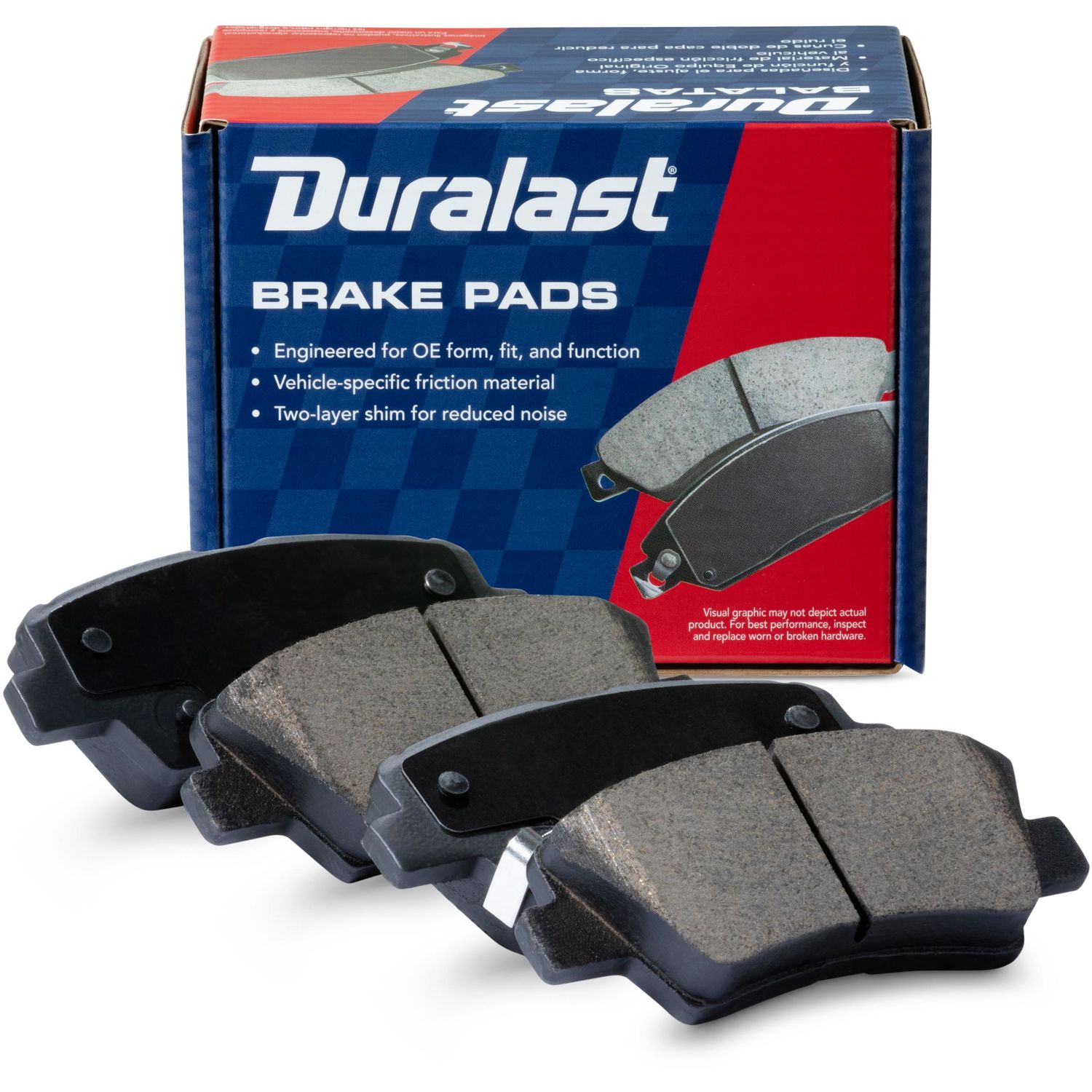 Duralast Ceramic Brake Pads D1848