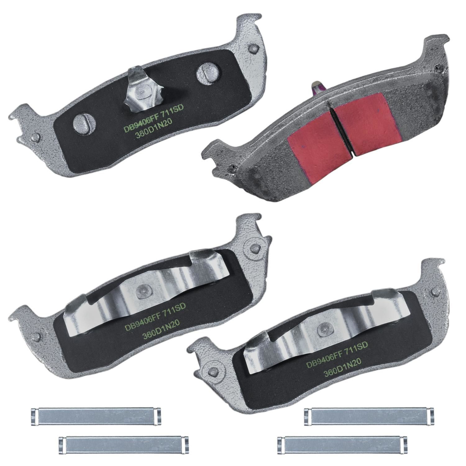 Duralast Severe Duty SemiMetallic Brake Pads D711SD