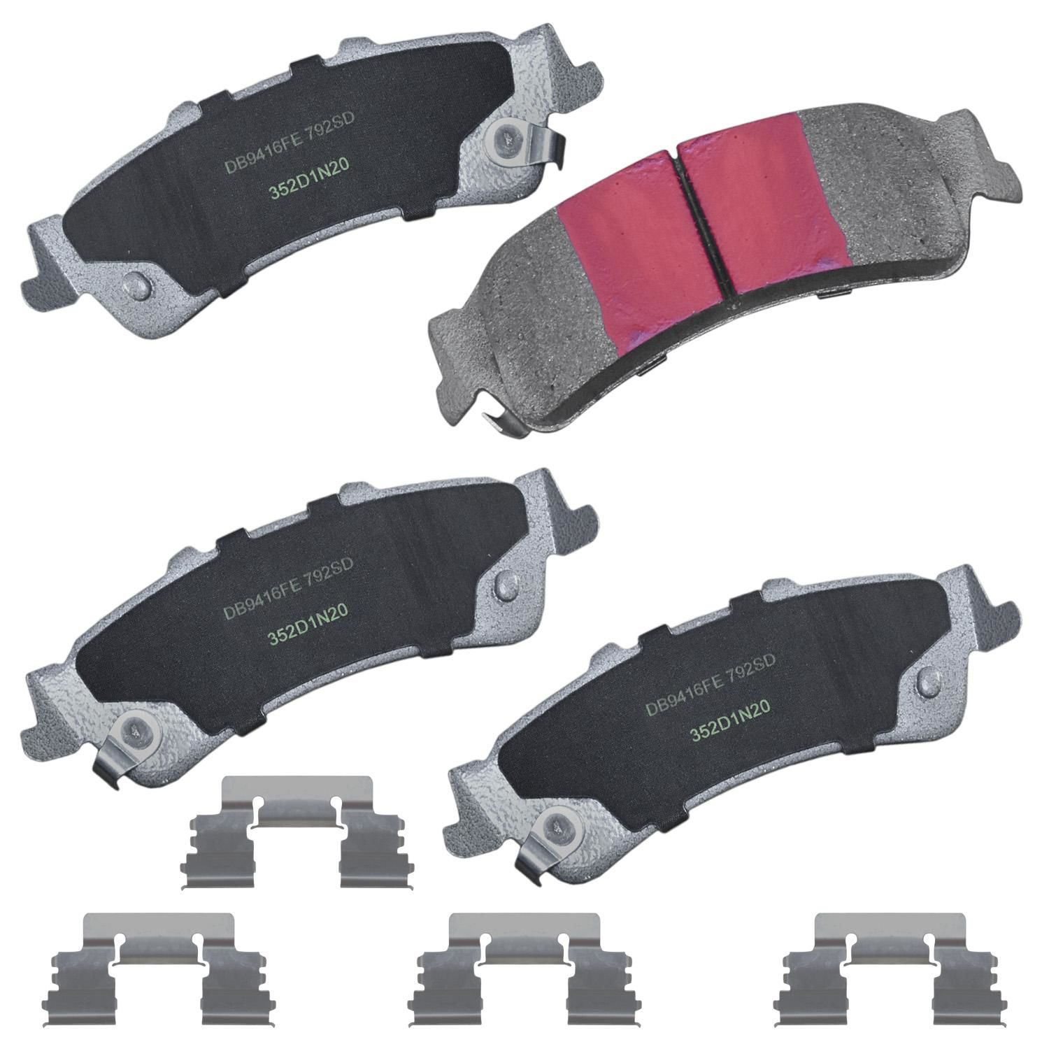 Duralast Severe Duty SemiMetallic Brake Pads D792SD