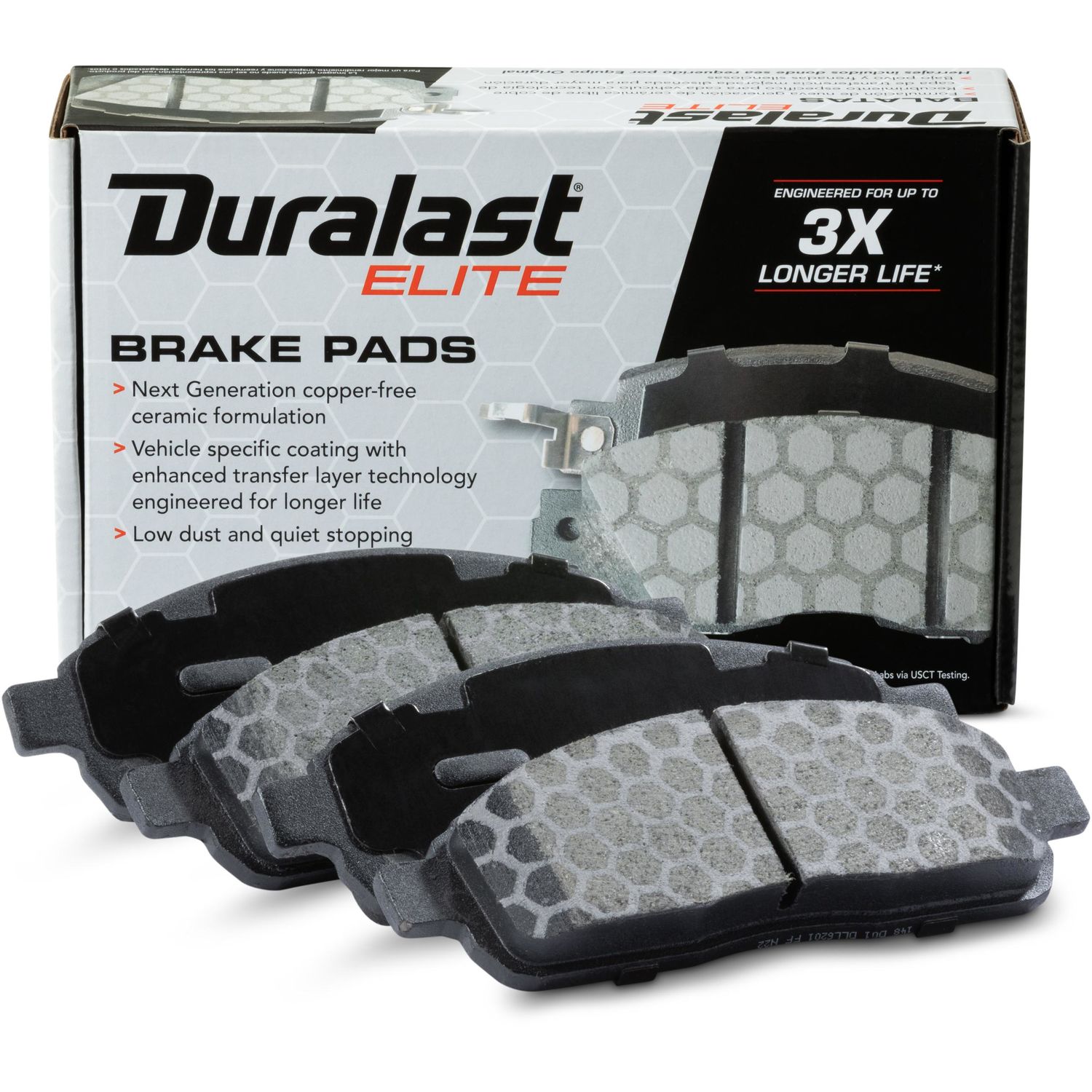 Duralast Elite CopperFree Ceramic Brake Pads DE1011