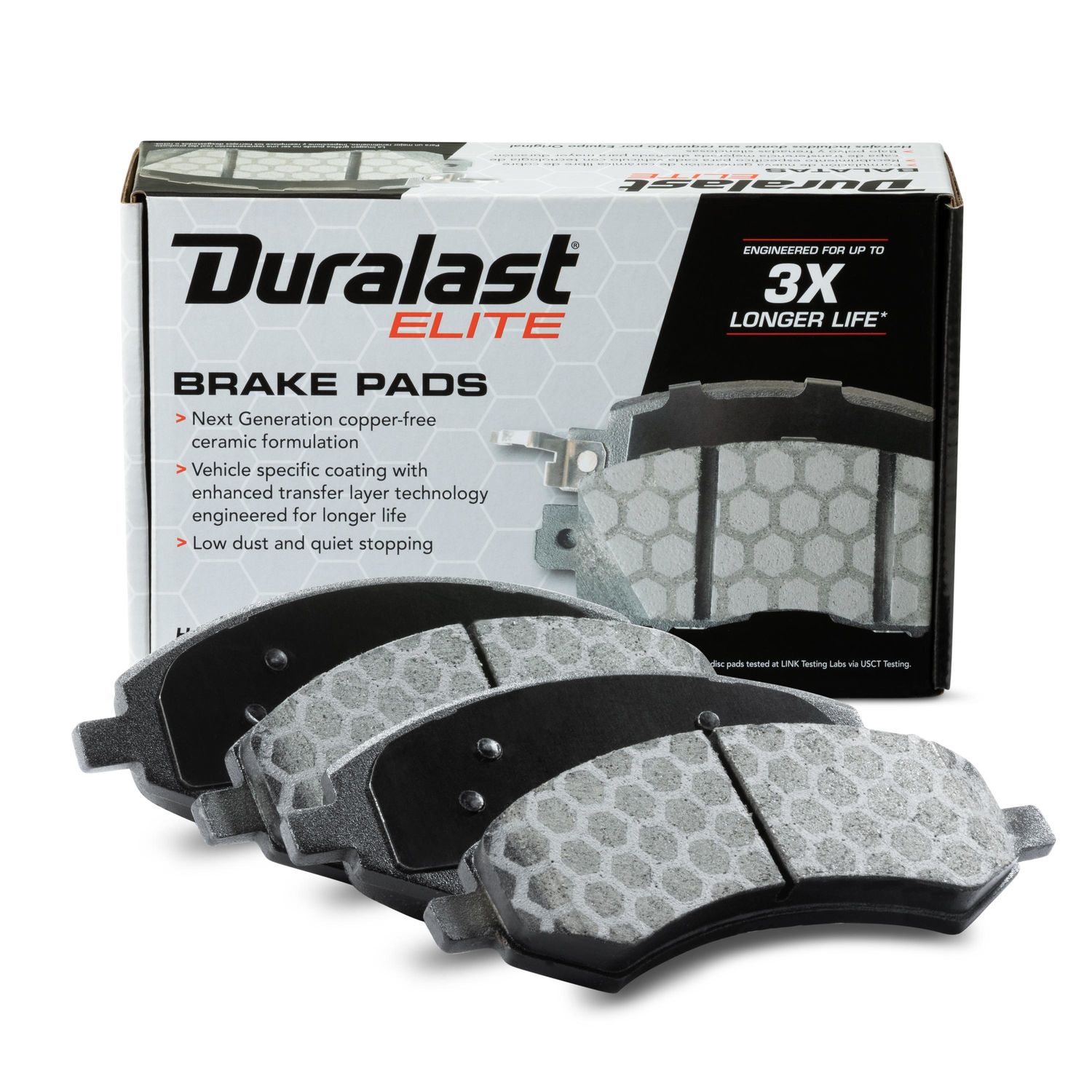 Duralast Elite CopperFree Ceramic Brake Pads DE1084