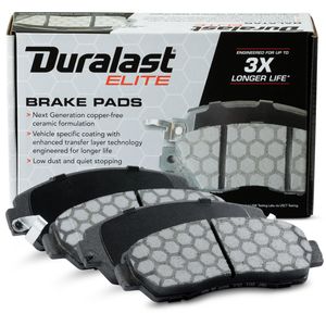 Duralast Elite Copper -Free Ceramic Brake Pads DE1089 for Honda Odyssey