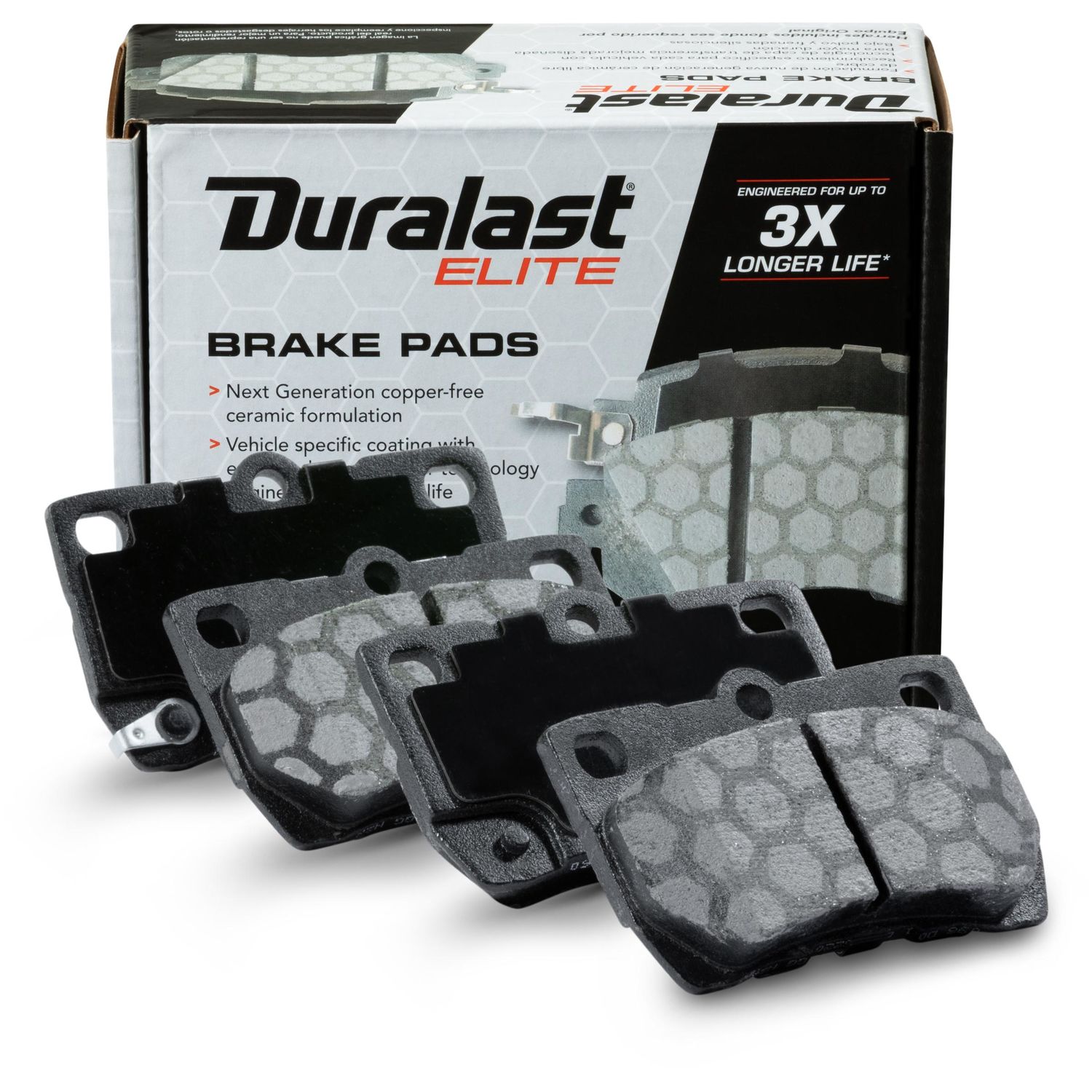 Duralast Elite CopperFree Ceramic Brake Pads DE1113