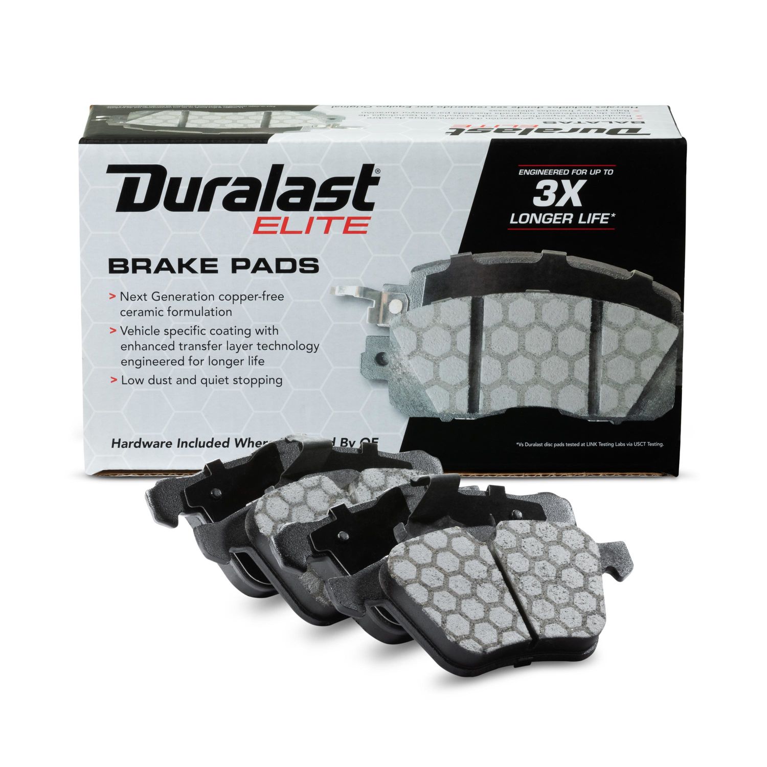 Duralast Elite CopperFree Ceramic Brake Pads DE1305