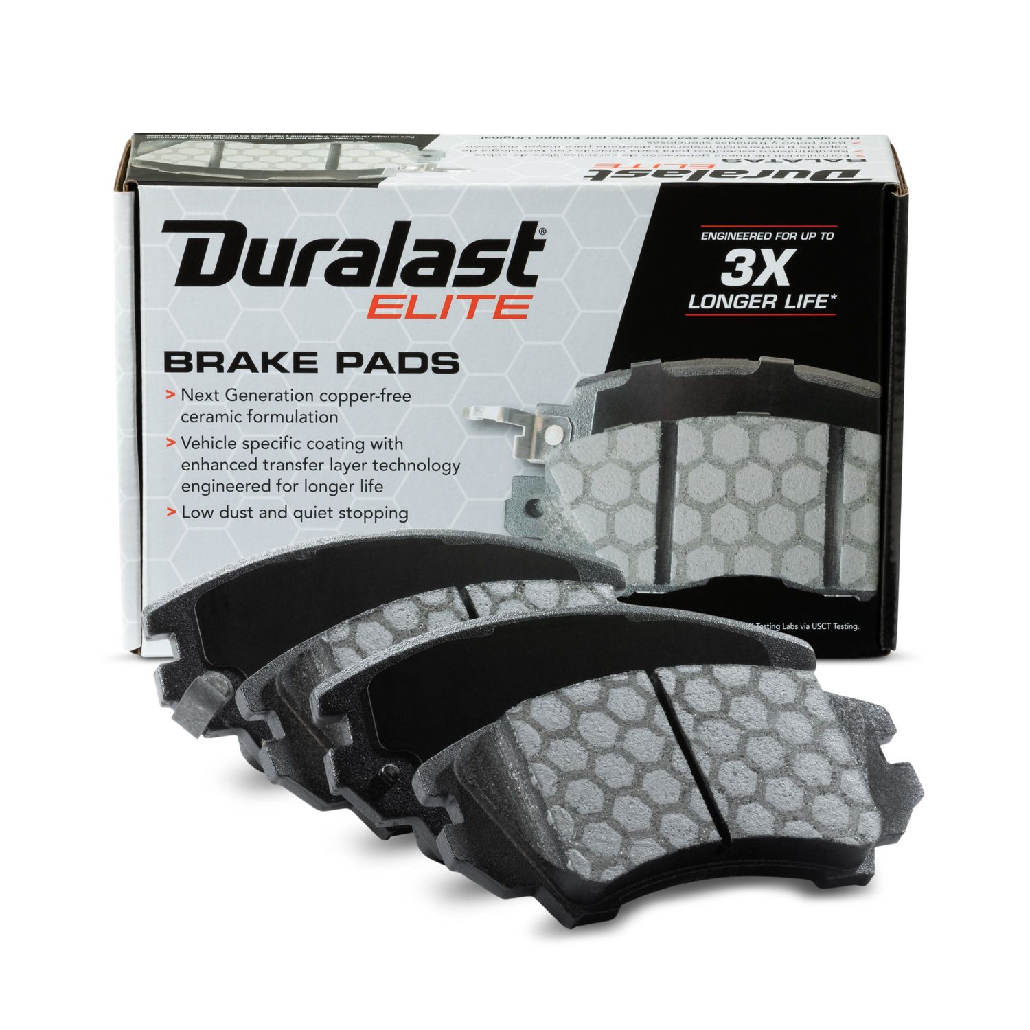 Duralast Elite CopperFree Ceramic Brake Pads DE1404