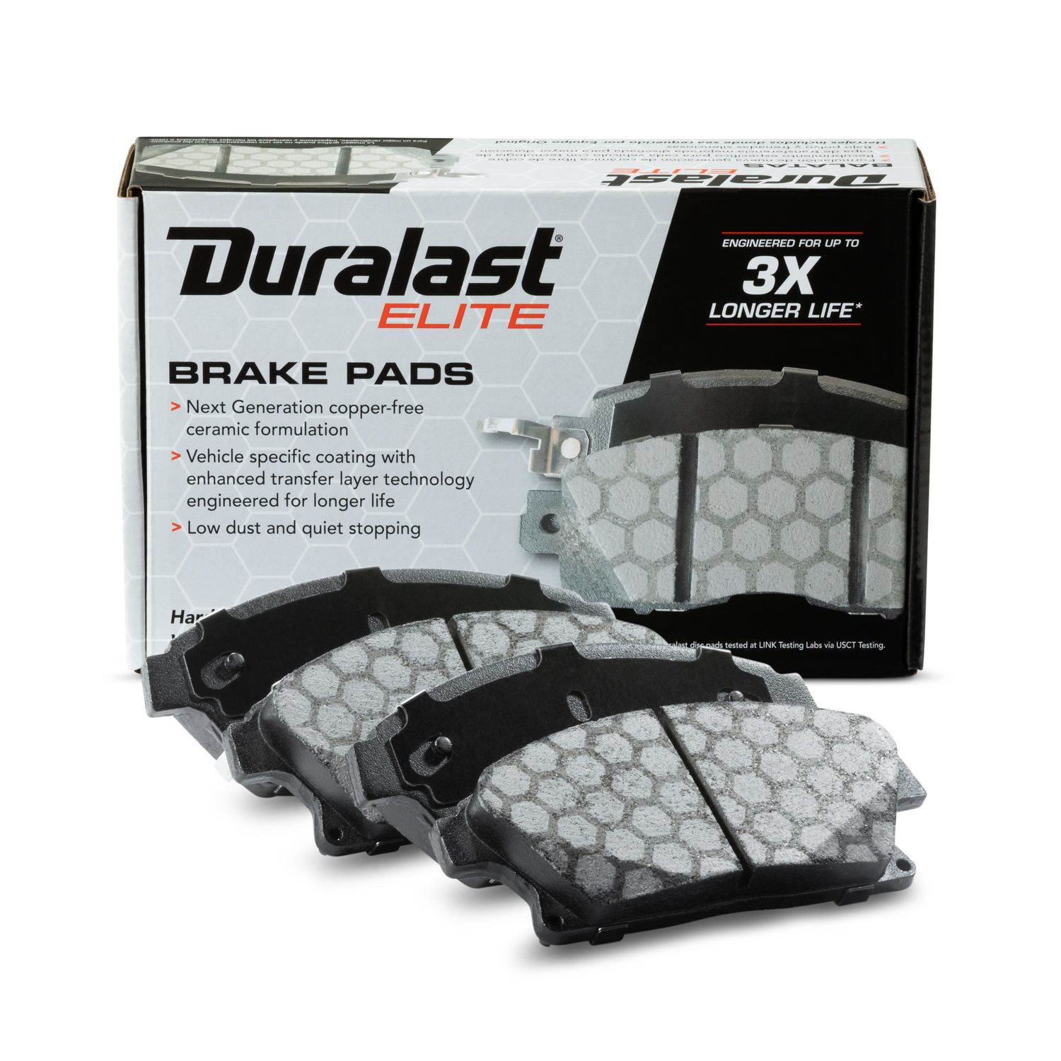 Duralast Elite CopperFree Ceramic Brake Pads DE1467