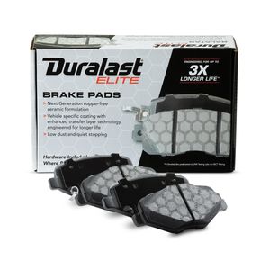 Duralast Elite Ceramic Disc Brake Pad Set DE1612 for Ford Police Interceptor Utility