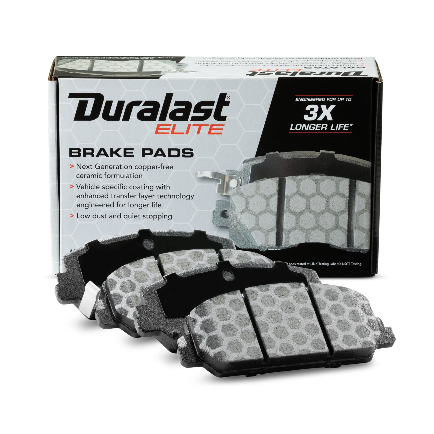 Duralast Elite CopperFree Ceramic Brake Pads DE1625