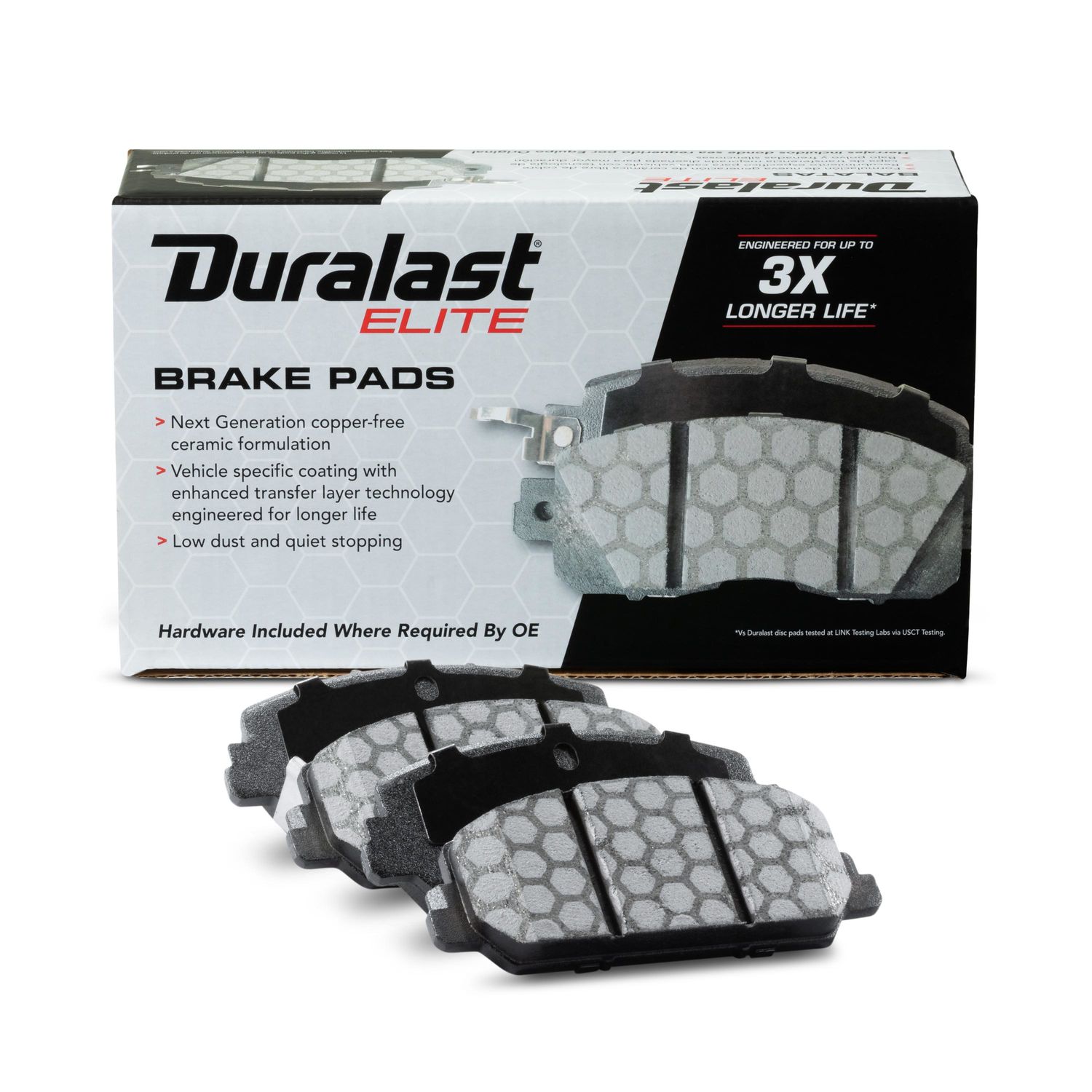 Duralast Elite CopperFree Ceramic Brake Pads DE1697