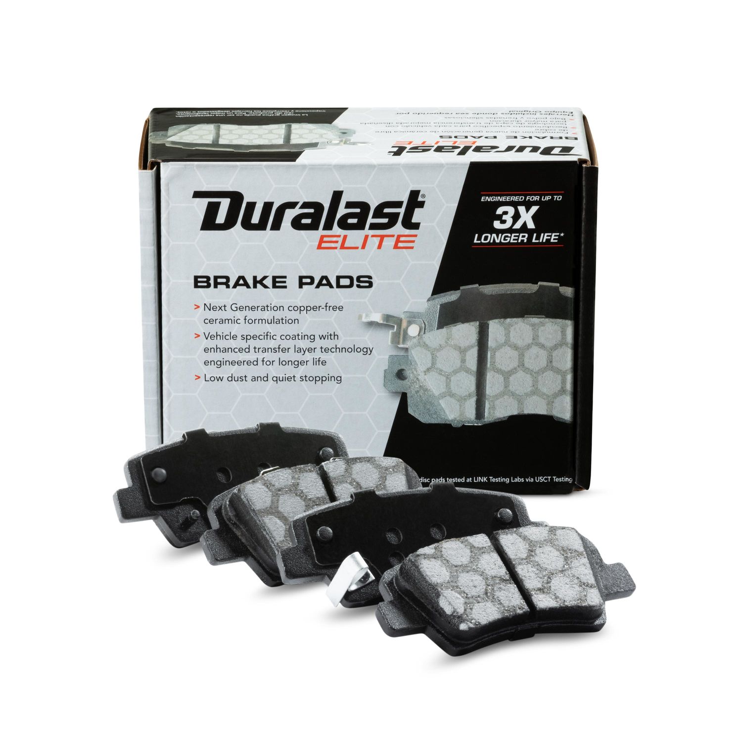 Duralast Elite CopperFree Ceramic Brake Pads DE1813