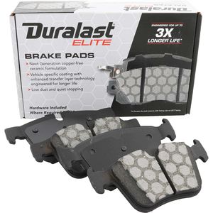 Duralast Elite Ceramic Disc Brake Pad Set DE1821 for Land Rover Discovery Sport