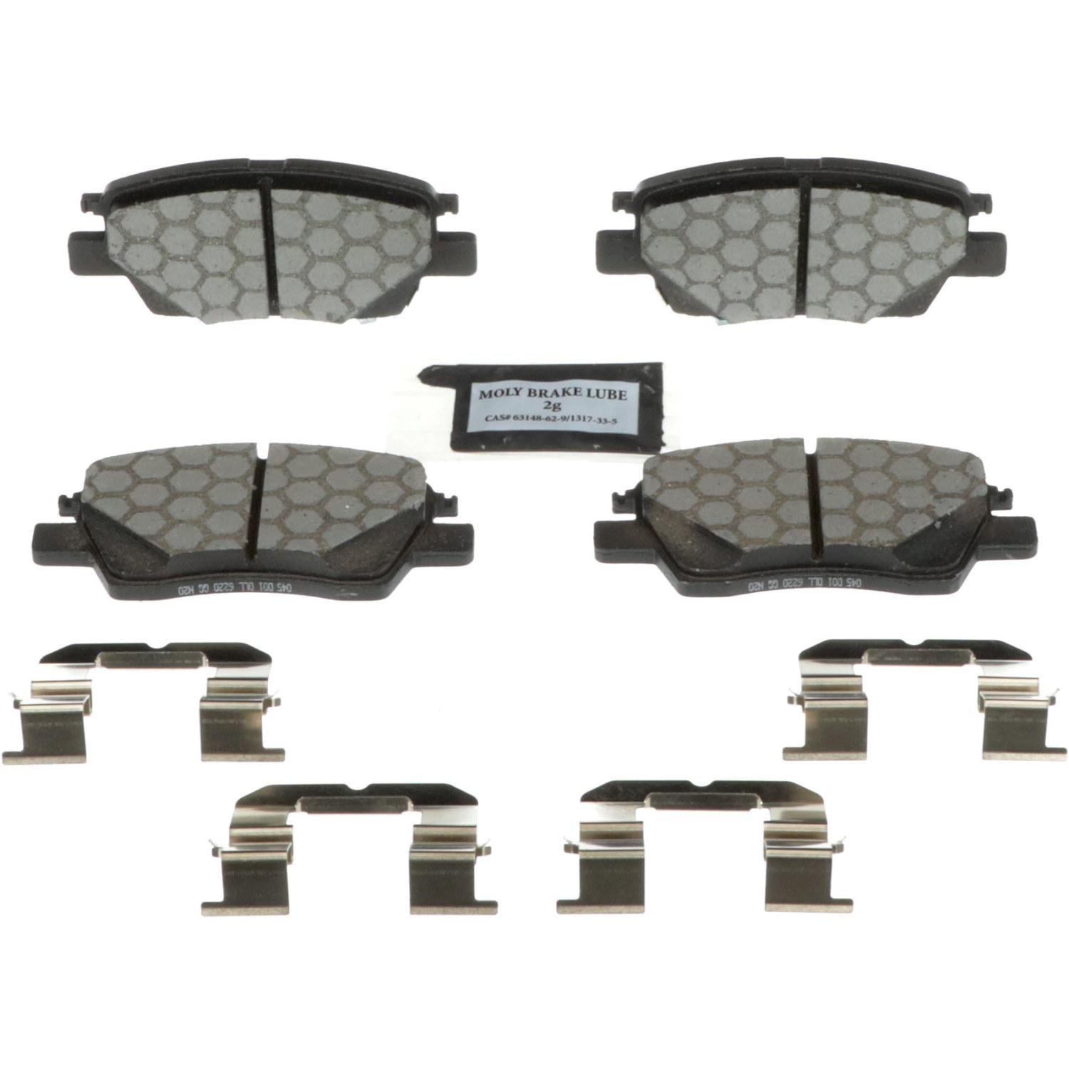 Duralast Elite CopperFree Ceramic Brake Pads DE1844