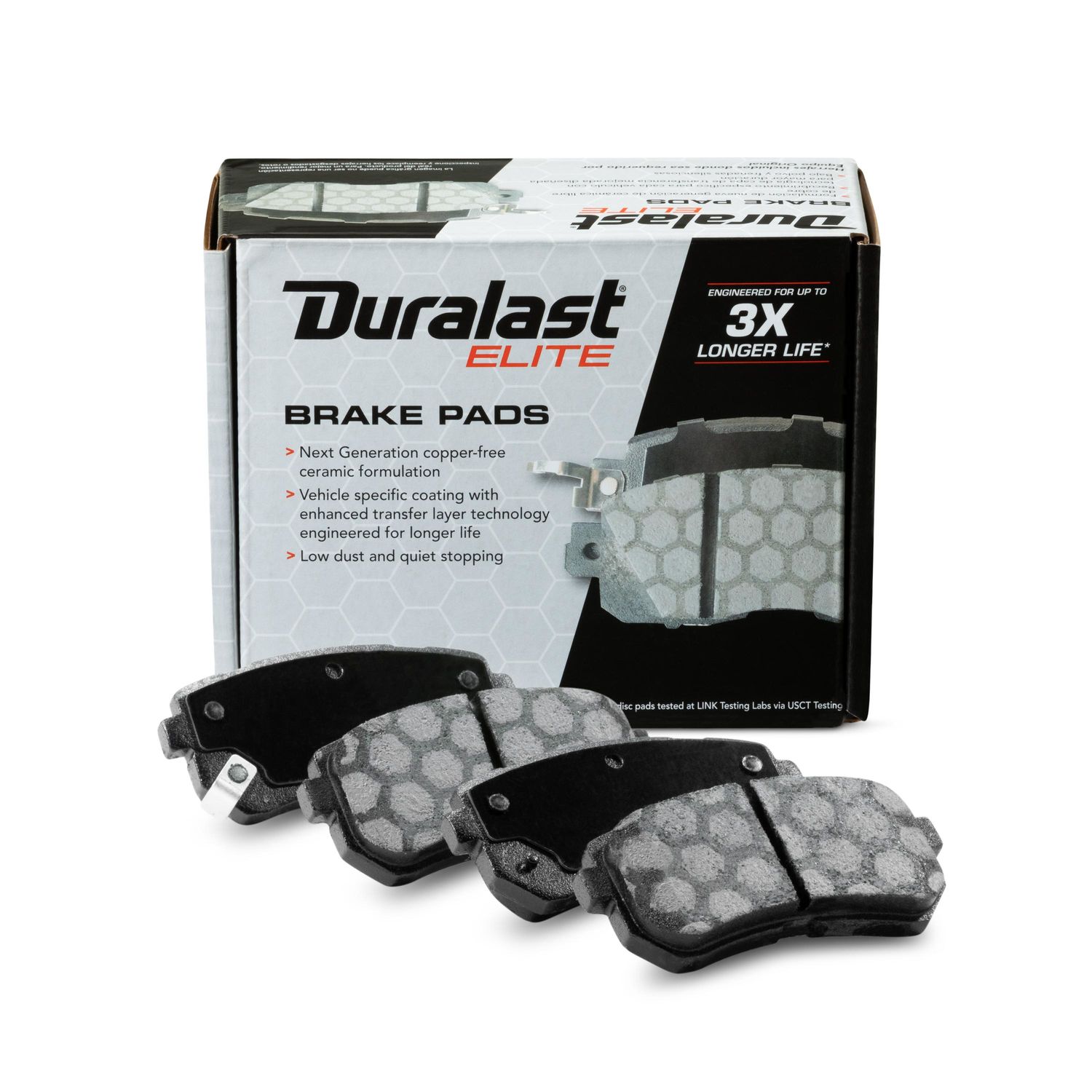 Duralast Elite CopperFree Ceramic Brake Pads DE1856
