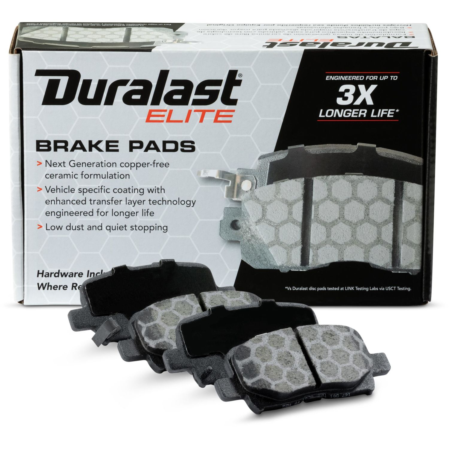 Duralast Elite CopperFree Ceramic Brake Pads DE865