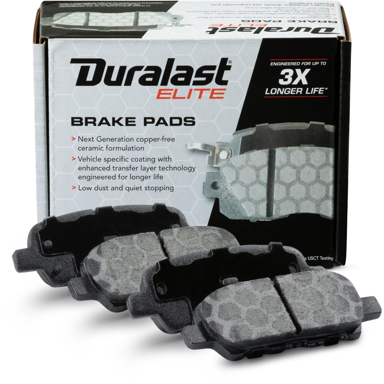 Duralast Elite Copper Free Ceramic Brake Pads DE905
